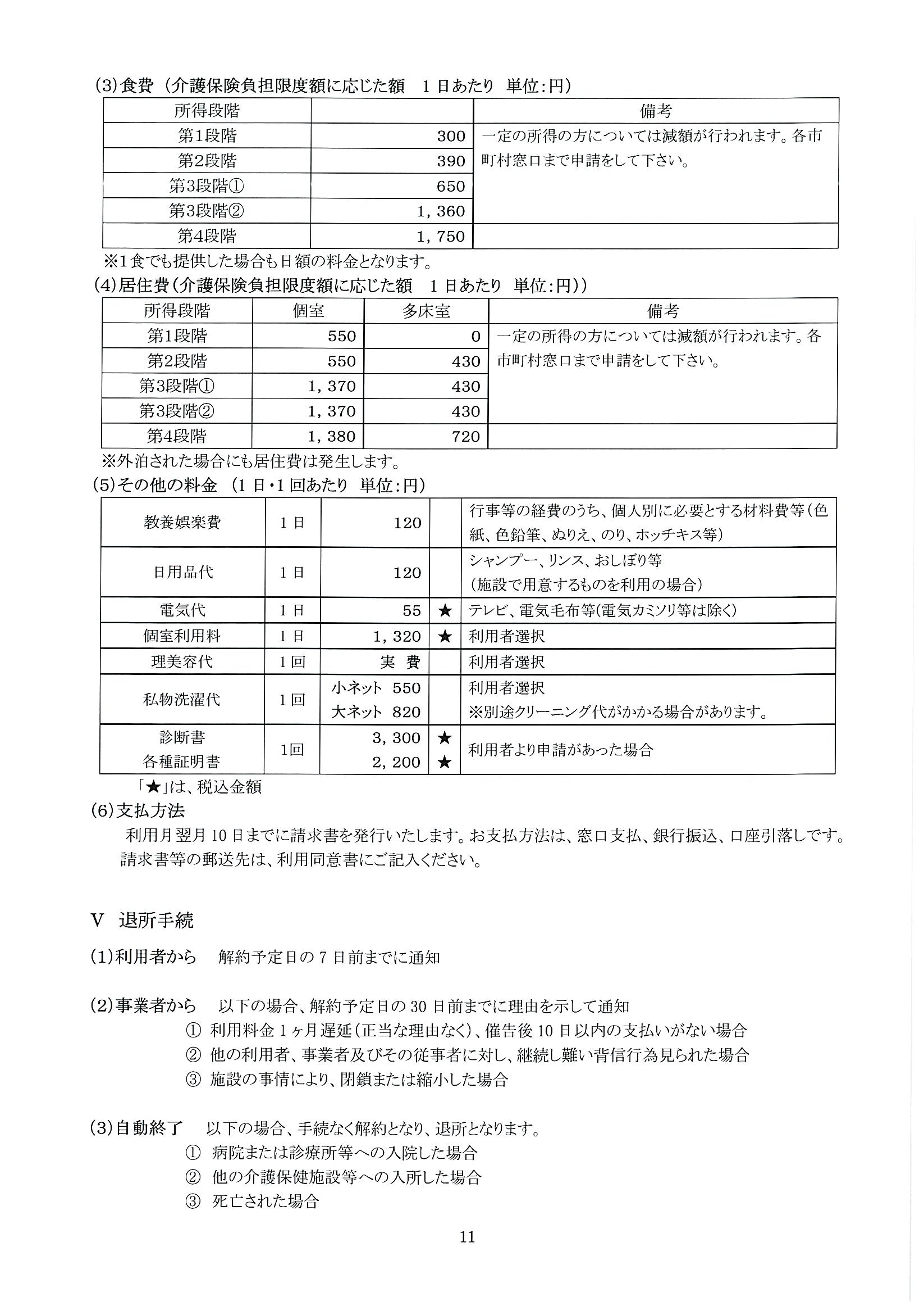 介護老人保健施設かがやき
入所　重要事項説明書